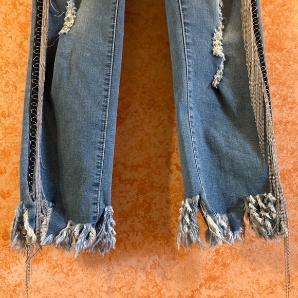 HOT & DELICIOUS Bling pants/jeans size Small - Picture 4 of 10